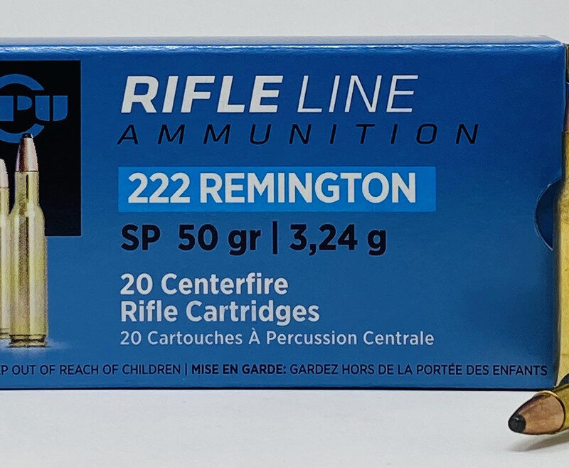 PPU 222 REM 50GR SP 20RD BOX 50 BOXES PER CASE