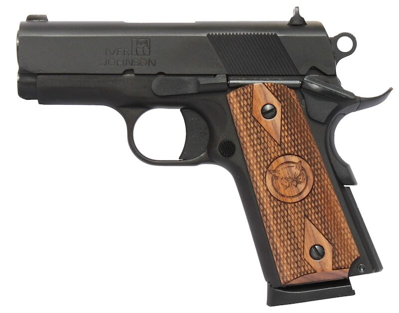 IVER JOHNSN 45 ACP OFFICER SIZE 3" 1911 MATTE PSTL