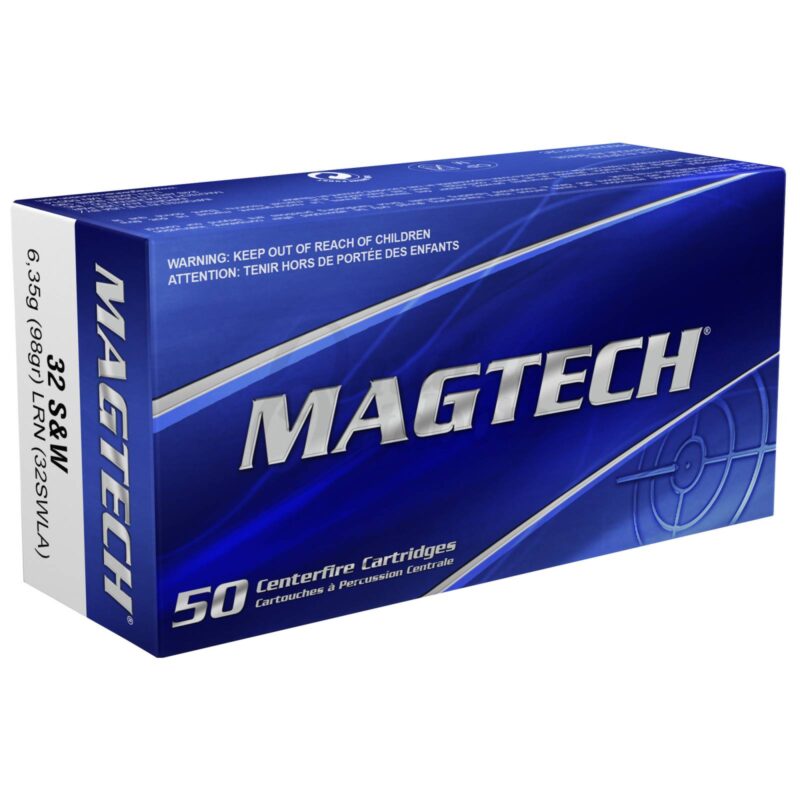 MAGTECH 32S&WL 98GR LRN 50RD BOX 20 BOXES PER CASE