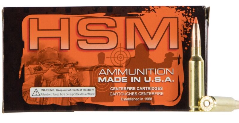 HSM AMMUNITION 300 WIN MAG 165GR TIPPING PT 20RD BOX 20 BOXES PER CASE