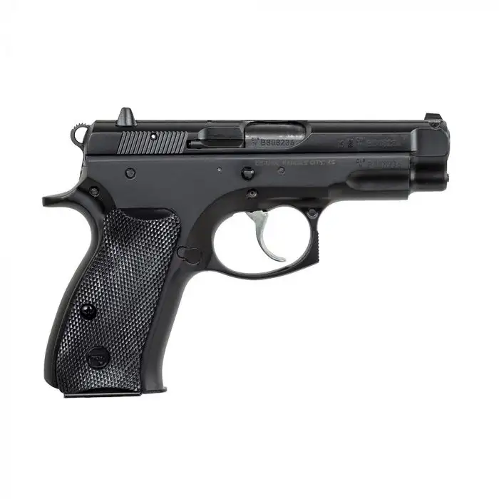 CZ 75 COMPACT 9MM PISTOL BLACK FIXED SIGHTS, MANUAL SAFETY 2-15RD MAGS