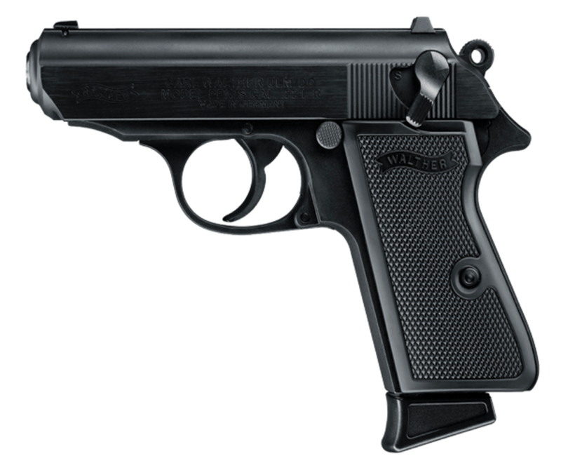 WALTHER PPK/S 22LR PSTL BLK 10RD MAG