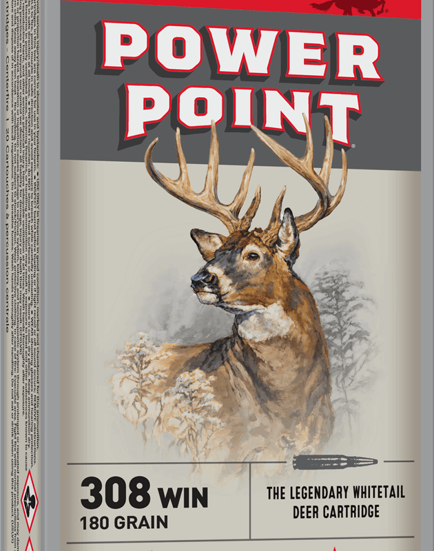 WINCHESTER POWER POINT 308WIN 180GR 20RD BX 200RD CASE