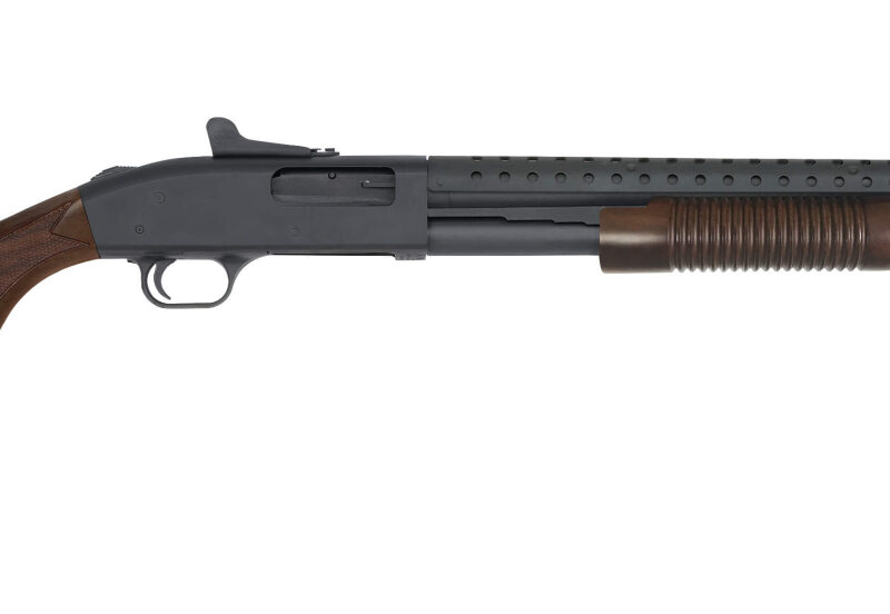 MOSSBERG 590A1 RETRO 12G SHOTGUN 20" PARKERIZED HEAVY WALL BBL, WOOD, 8+1