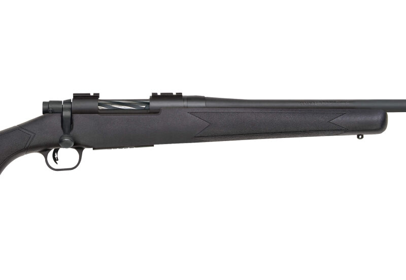 MOSSBERG PATRIOT 450 BUSH RIFLE BLK SYNTH STK 20" THRD