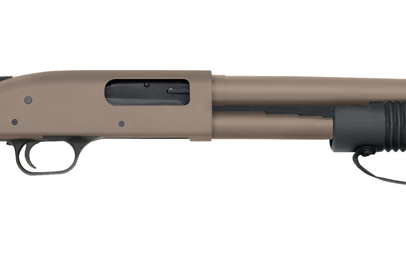 MOSSBERG 590 SECURITY SHOCKWAVE 12G 14.375" FDE CEREKOTE/BLK 5RD