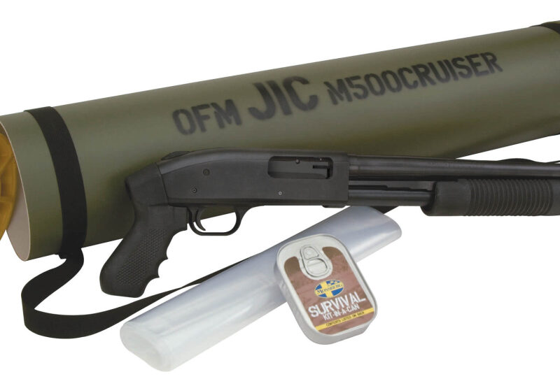 MOSSBERG 500 JIC PISTOL GRP, 12G 18.5" 5RD BLK, KIT IN A CAN
