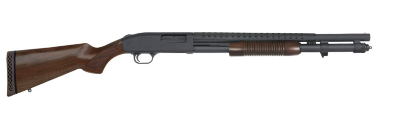 MOSSBERG 590 RETROGRADE 12GA SHTGN W/ BAYONET LUG  WD STK 20" 8+1