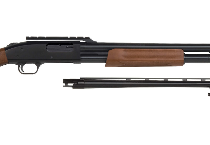 MOSSBERG 500 COMBO 12G 24"/28" VENT RIB/SCOPE BASE BLUED/WOOD 5RD