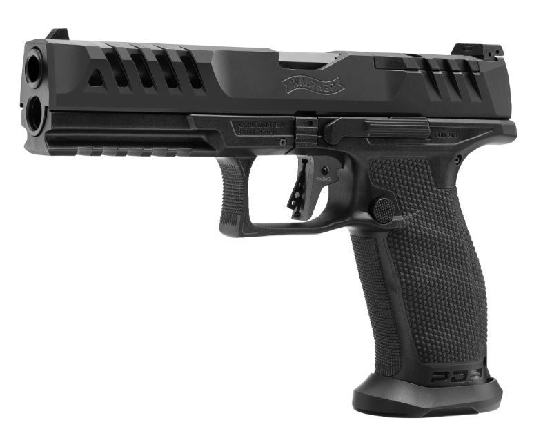 WALTHER PDP MATCH POLY OPTIC READY 9MM PSTL 5" BLK 3-20RD MAGS