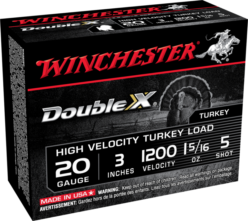 WINCHESTER DOUBLE X 20G 3" #5  1-5/16OZ 10RD BX 100RD CS