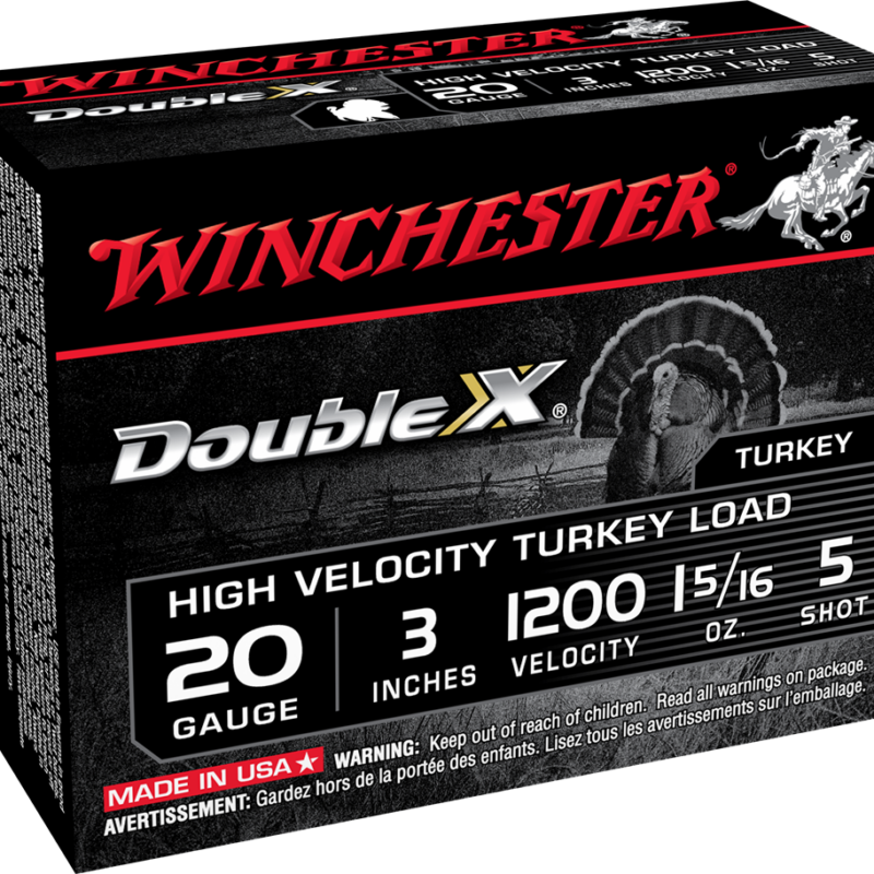 WINCHESTER DOUBLE X 20G 3" #5  1-5/16OZ 10RD BX 100RD CS