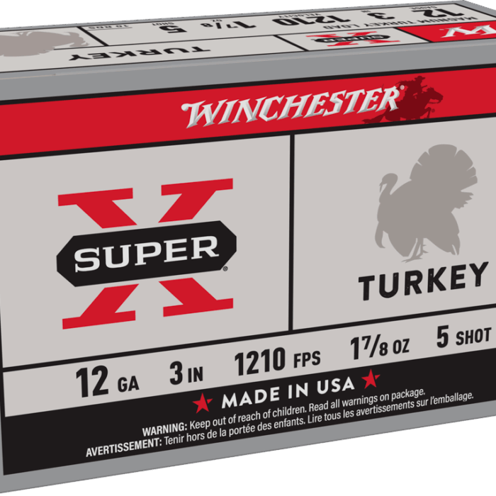 WINCHESTER SUPER X TURKEY 12GA 3" 1-7/8OZ #5 10RD BX 100RD CASE