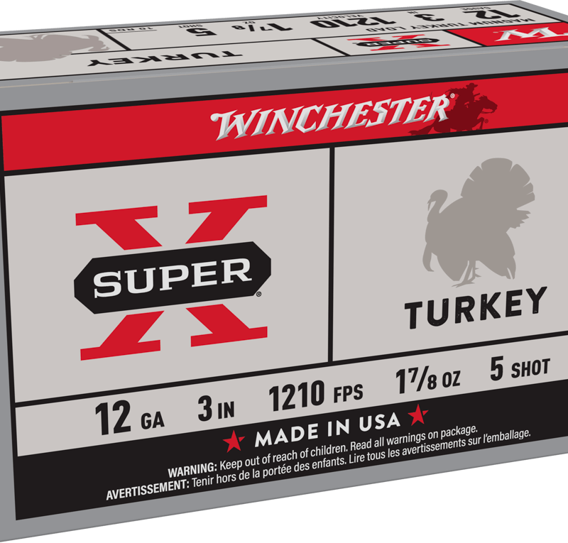 WINCHESTER SUPER X TURKEY 12GA 3" 1-7/8OZ #5 10RD BX 100RD CASE