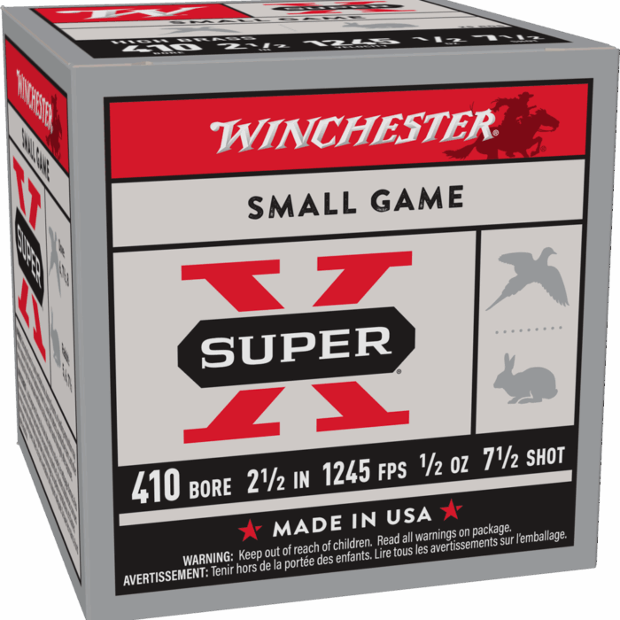 WINCHESTER SPR-X HB GL 410 21/2 7.5 25RD BX 250RD CASE