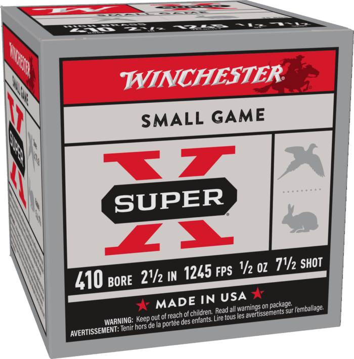 WINCHESTER SPR-X HB GL 410 21/2 7.5 25RD BX 250RD CASE