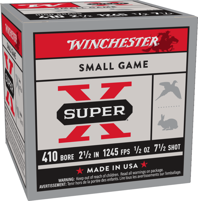 WINCHESTER SPR-X HB GL 410 21/2 7.5 25RD BX 250RD CASE
