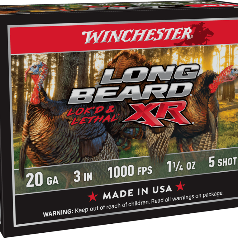 WINCHESTER LONG BEARD XR 20G 3" #5  1.25OZ 10RD 100RD CS