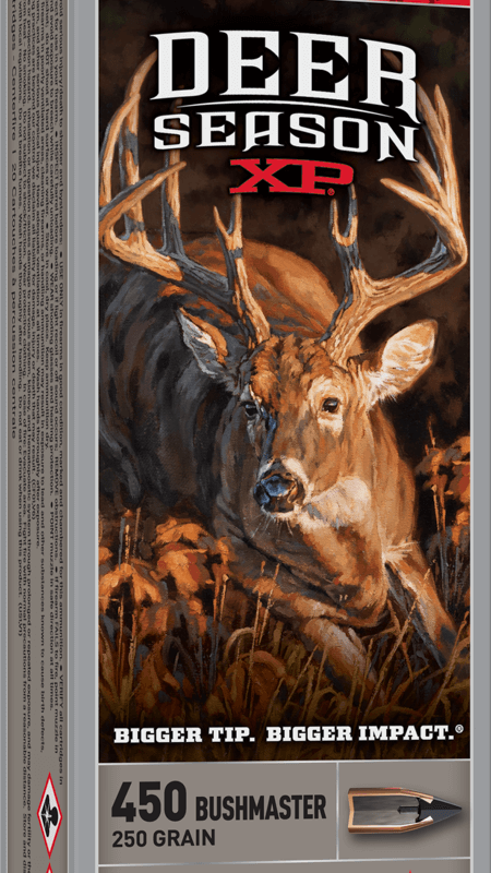 WINCHESTER DEER SEASON XP 450 BSHMSTR 250GR 20RD BX 200RD CASE