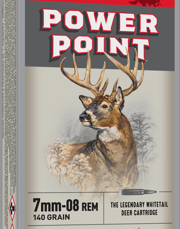 WINCHESTER POWER POINT 7MM-08 140GR 20RD BX 200RD CASE