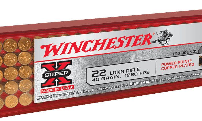 WINCHESTER PWRPNTHP 22LR 40GR 100PK