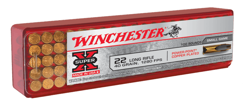 WINCHESTER PWRPNTHP 22LR 40GR 100PK