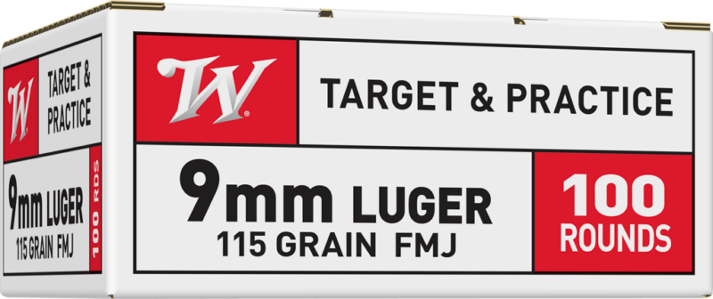 WINCHESTER USA 9MM 115GR FMJ 100RD BX 1000RD CASE