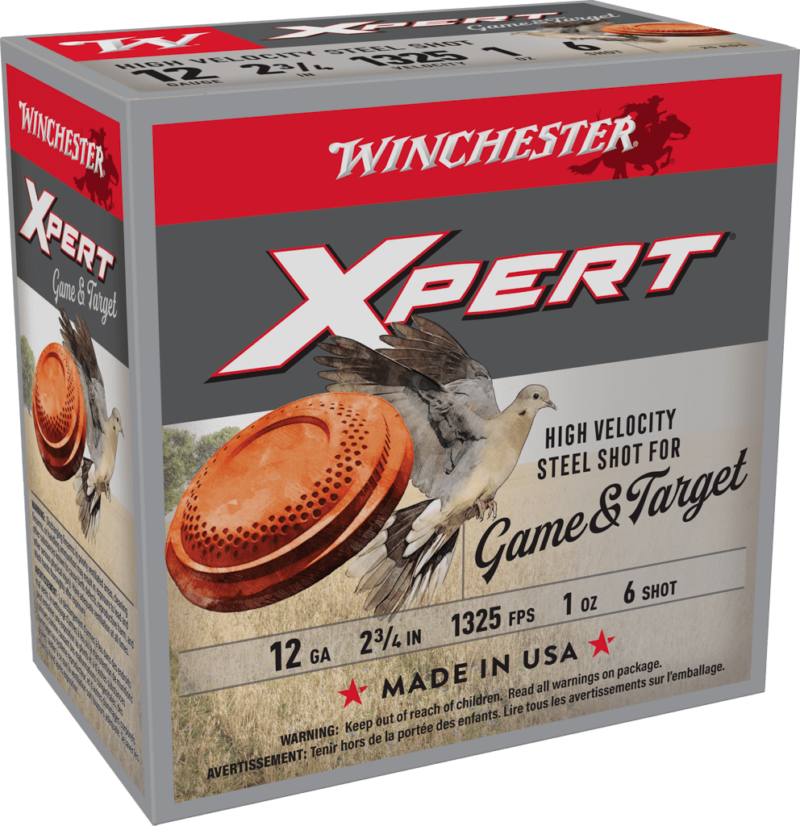 WINCHESTER XPERT 12GA 2-3/4" 1OZ #6 STEEL SHOTSHELL 25RD/250RD