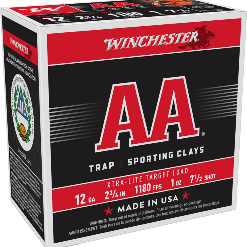 WINCHESTER AA 12G 2-3/4" #7 AA XTRA LIGHT 1OZ 25/250