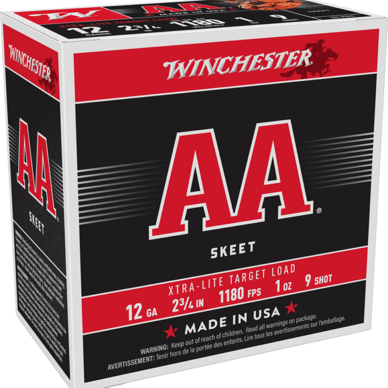 WINCHESTER AA XTRA LITE 12GA 2-3/4 #9 25RD 1OZ