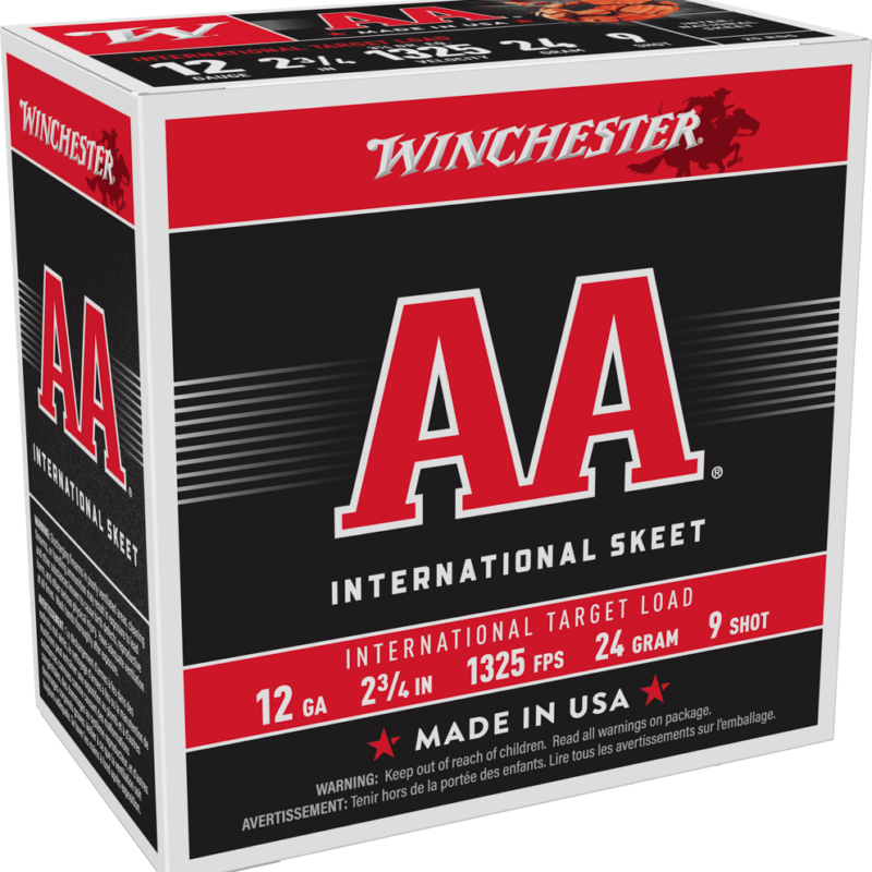 WINCHESTER 12G 2-3/4" #9 AA INTRNTL TRGT 24GRAM 25/250