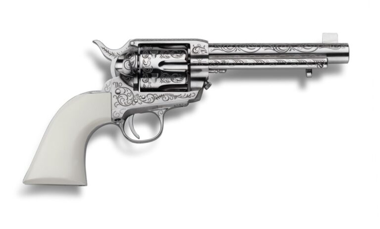 CIMARRON FRONTIER .45LC 5.5" RVLVR LASER ENGRAVED