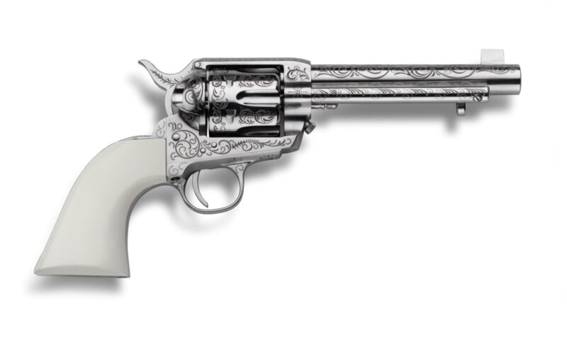 CIMARRON FRONTIER .45LC 5.5" RVLVR LASER ENGRAVED