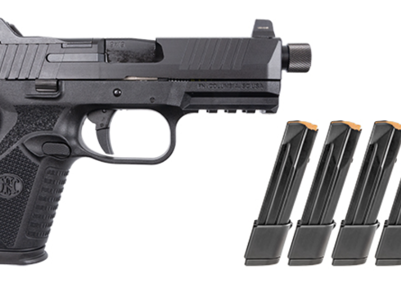 FN 509 M TACTICAL BUNDLE BLACK 9MM 4.5" 1-15RD 4-24RD MAGS