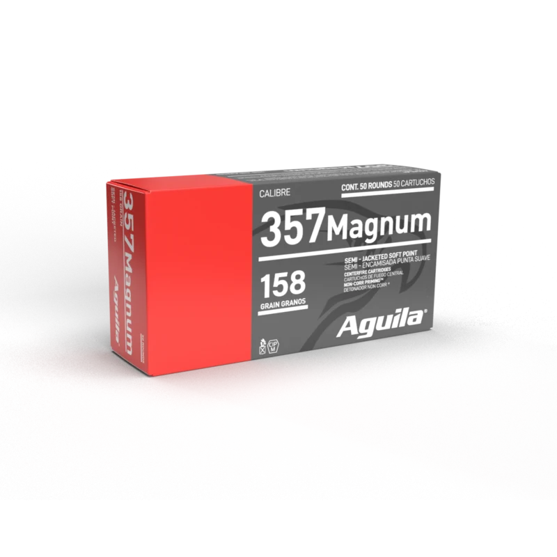 AGUILA 357 MAG SJSP 158GR 50RD BOX 20 BXS PER CS