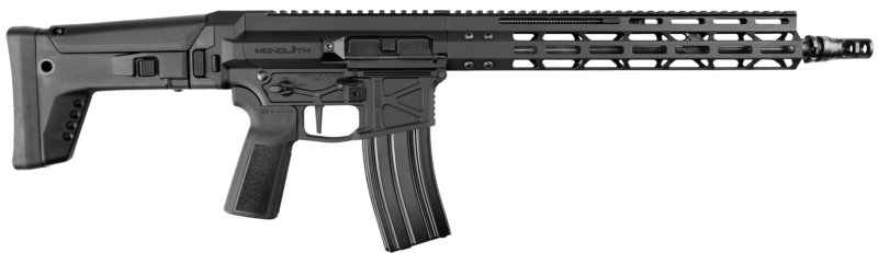 GLOBAL ORDNANCE MONOLITH 16" RFL 5.56 KEYMOD / MODULAR STK / BLK
