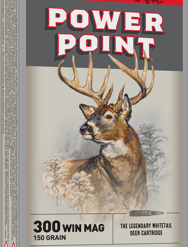 WINCHESTER POWER POINT 300WIN MG 150GR 20RD BX 200RD CASE