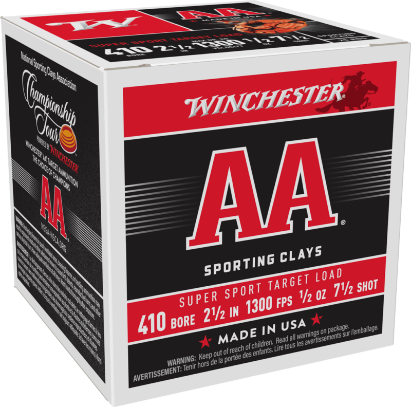 WINCHESTER AA 410GA 21/2 1/2OZ #7.5 25RD/250RD