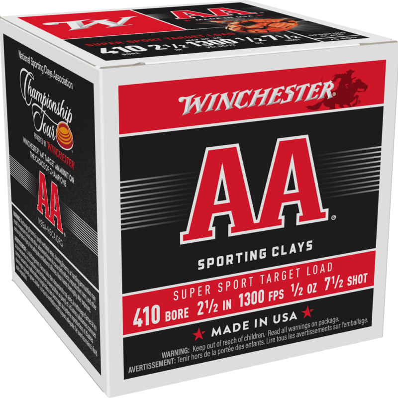 WINCHESTER AA 410GA 21/2 1/2OZ #7.5 25RD/250RD