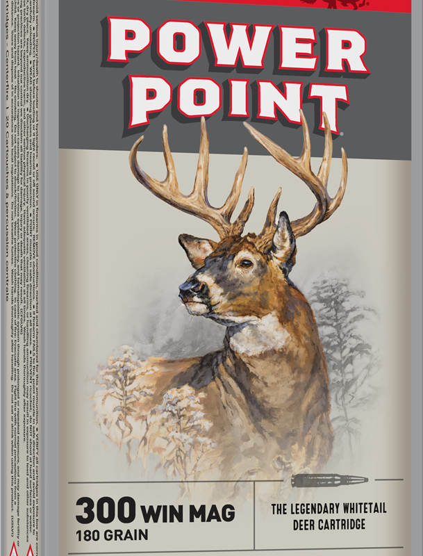 WINCHESTER POWER POINT 300WIN MG 180GR 20RD BX 200RD CASE