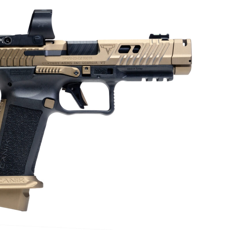 CENTURY CANIK TTI COMBAT W/MECANIC OPTIC 9MM PISTL 4.6" 2-18RD