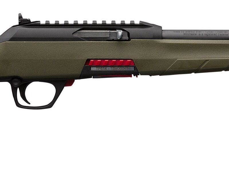 WRA WILDCAT OD GREEN S/R, 22LR S/A RIFLE 16.5" BRL