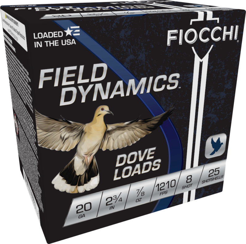 FIOCCHI 20G 2-3/4" 7/8OZ 8SHT G&T 25/250RDS