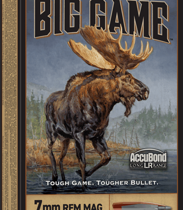 WINCHESTER BIG GAME 7MM 168GRS ACCUBOND LR 20RD BX 200RD CASE