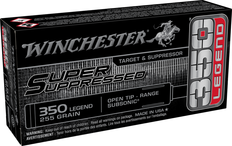350 LEGEND 265GR SUPER SUPPRESSED OPN TIP RANGE SUBSONIC