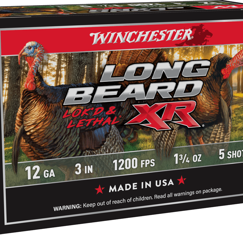 WINCHESTER LONG BEARD XR 12G 3" 1-3/4OZ 5SHT 10RD BX 100RD CASE