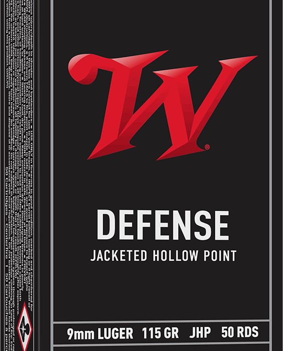WINCHESTER USA JHP 9MM 115GR 50RD BOX 500RD CASE