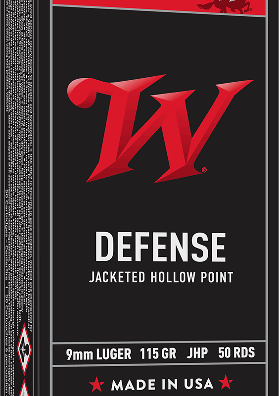 WINCHESTER USA JHP 9MM 115GR 50RD BOX 500RD CASE