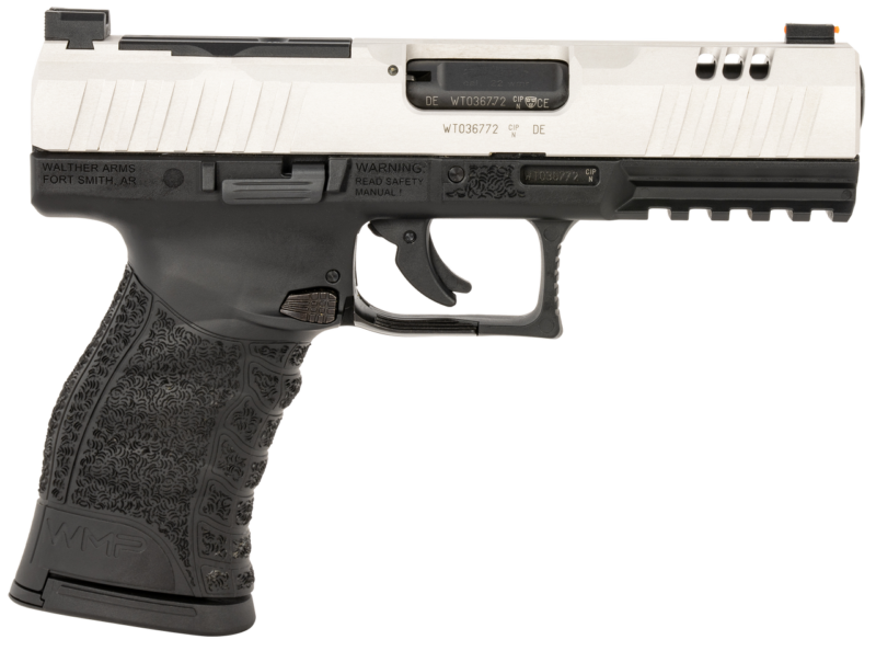 WALTHER WMP 22WMR PSTL 4.3" BLK/STS OPTIC READY 2-15RDS