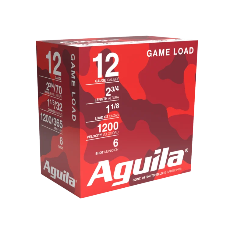 AGUILA 12GA 2 3/4" 1-1/8 OZ #6 25RD BX 10 BXS PER CS